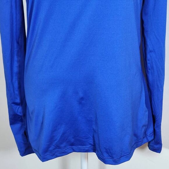 Nike Blue Long Sleeve Athletic Tee Size Large Nike Pro Blue Tee - Picture 4 of 10